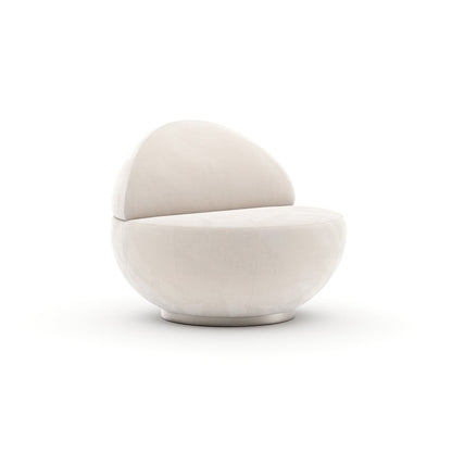 Caracole - Jagger Swivel Chair - Ivory - UPH-426-031-A view 1