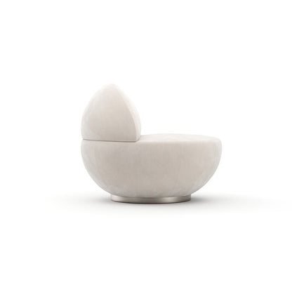 Caracole - Jagger Swivel Chair - Ivory - UPH-426-031-A view 3
