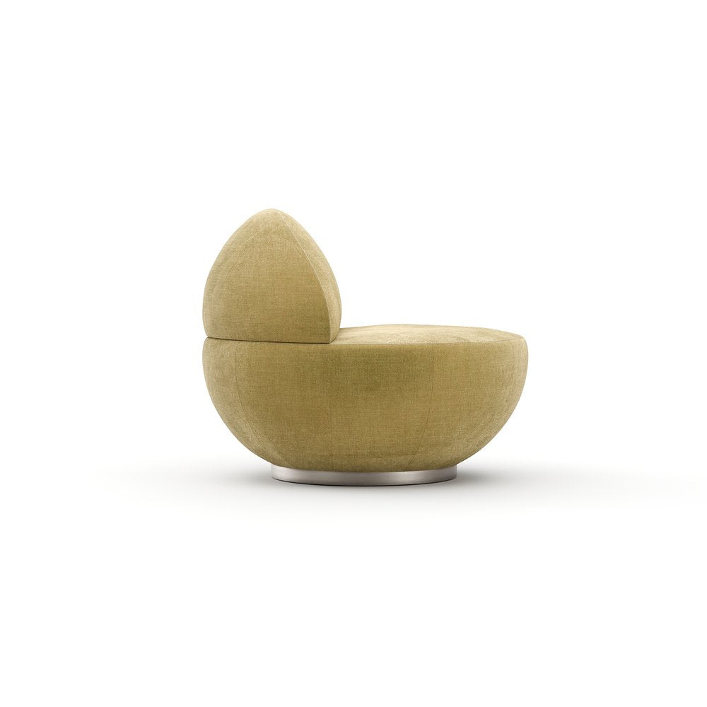 Caracole - Jagger Swivel Chair - Ochre - UPH-426-031-B view 3