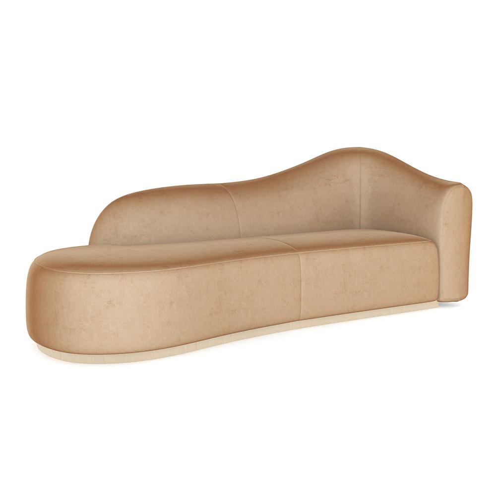 Caracole - Kalahari Laf Chaise in Sparkling Argent - UPH-024-LH1-A veiw 1