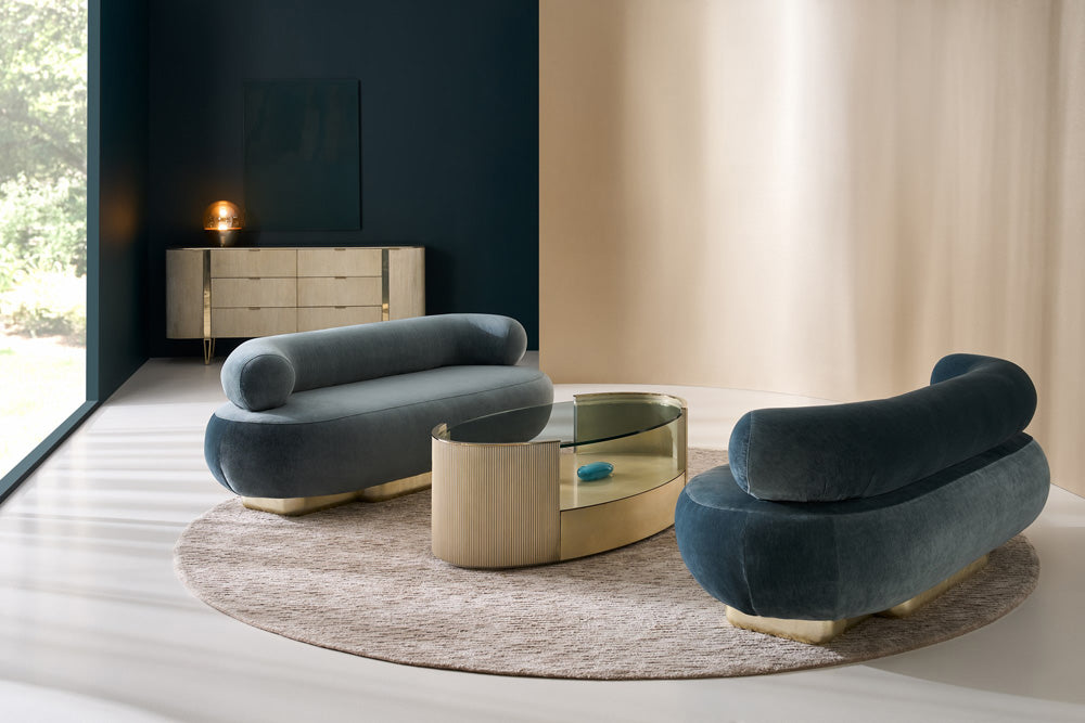 Caracole - Lagoon Sofa in Oracle - UPH-024-012-A