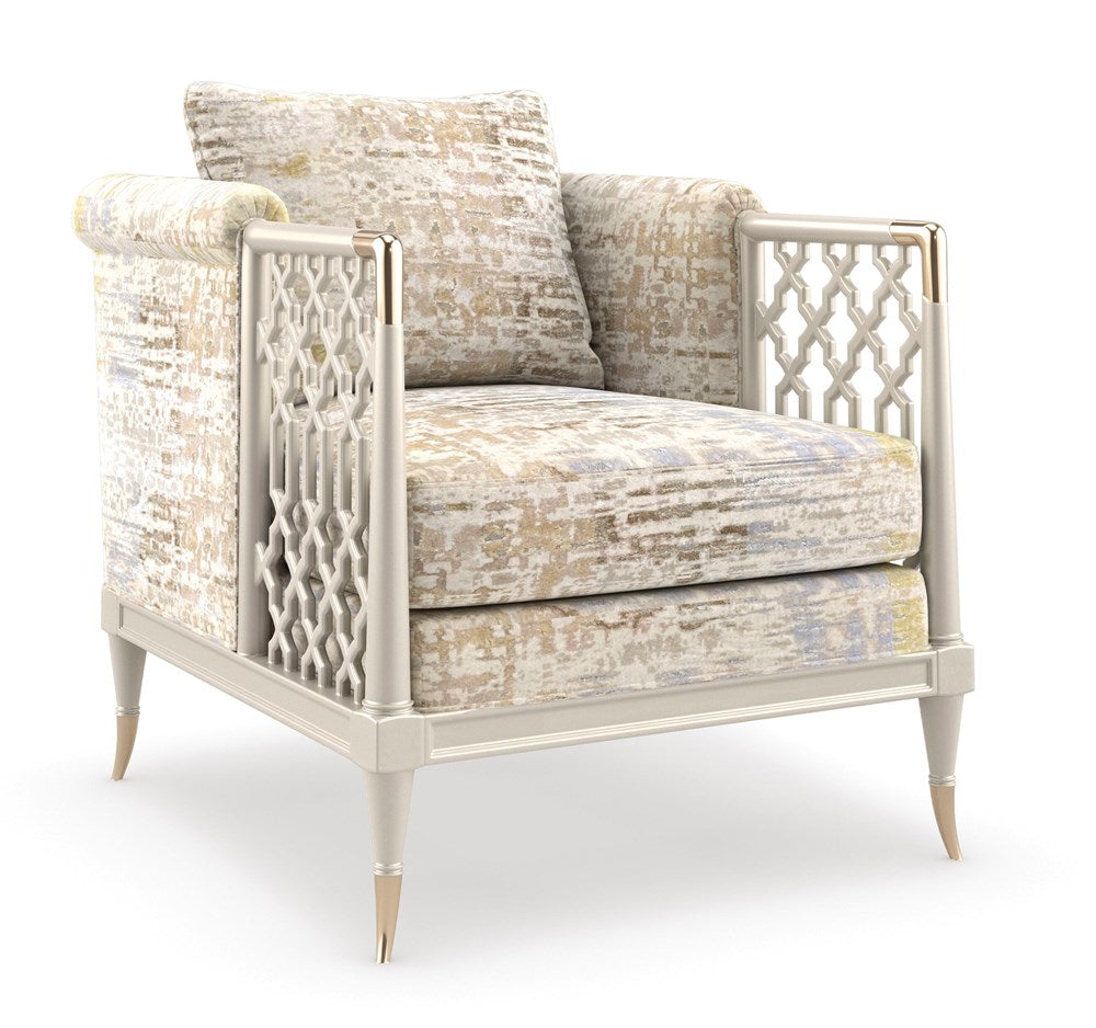 Caracole - Lattice Entertain You Chair - UPH-021-134-A view 1