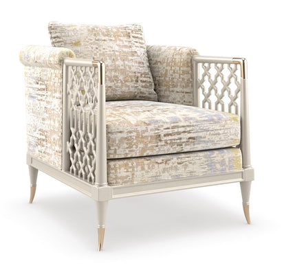 Caracole - Lattice Entertain You Chair - UPH-021-134-A view 1