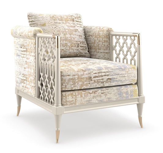 Caracole - Lattice Entertain You Chair - UPH-021-134-A view 1