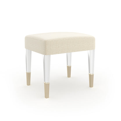 Caracole - Looking Good! Bench in Ivory - CLA-019-086