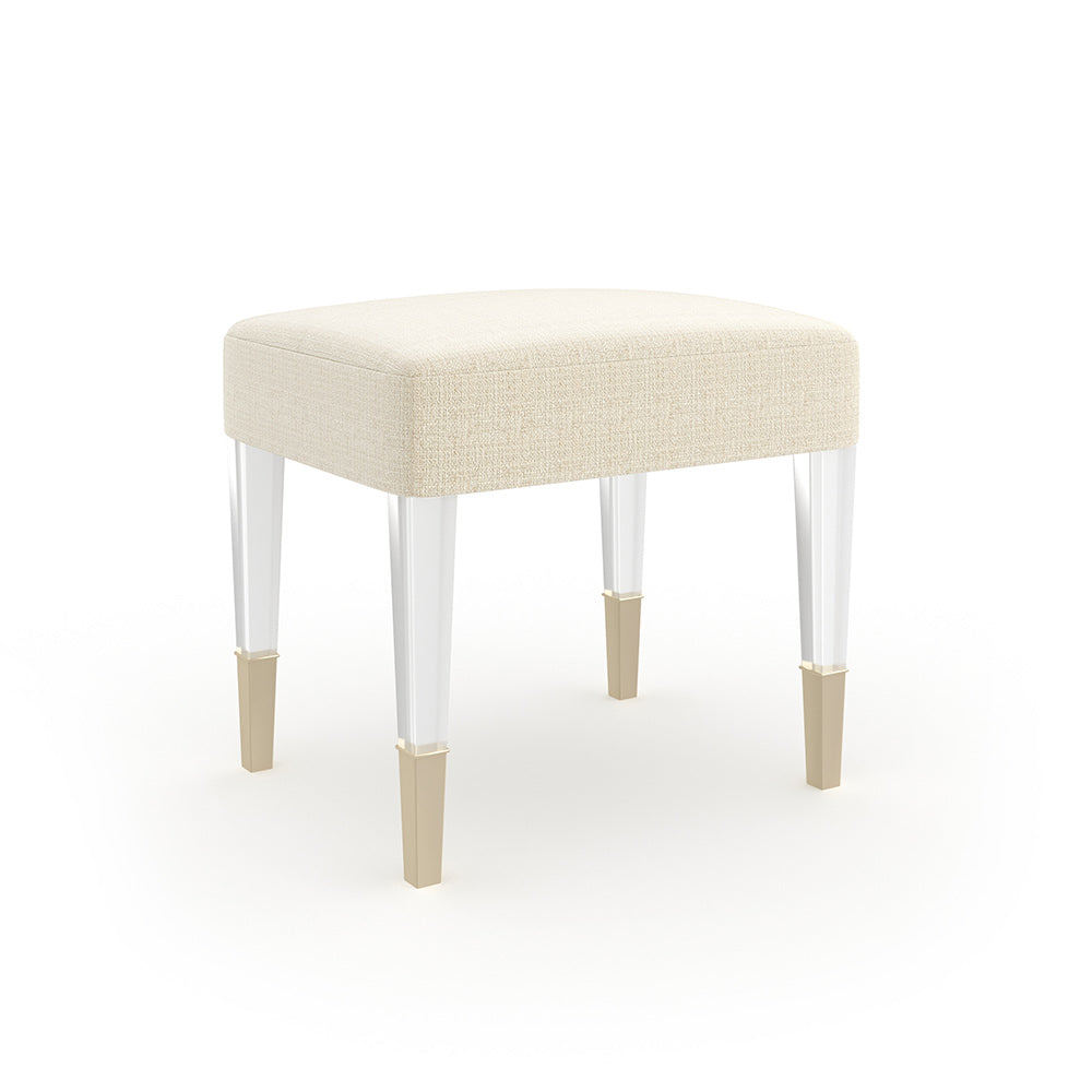 Caracole - Looking Good! Bench in Ivory - CLA-019-086