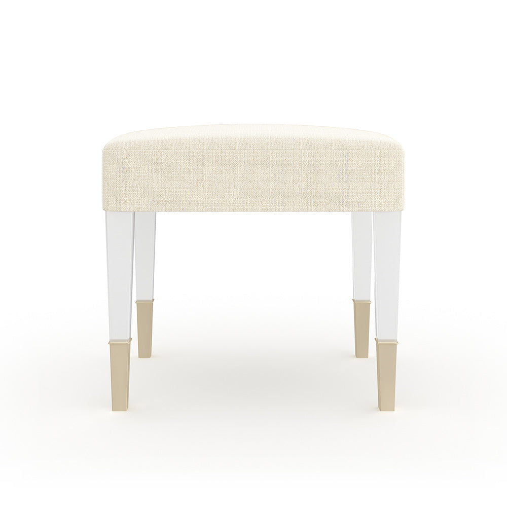 Caracole - Looking Good! Bench in Ivory - CLA-019-086
