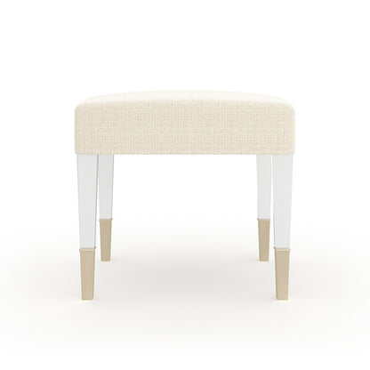 Caracole - Looking Good! Bench in Ivory - CLA-019-086