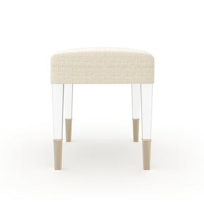 Caracole - Looking Good! Bench in Ivory - CLA-019-086