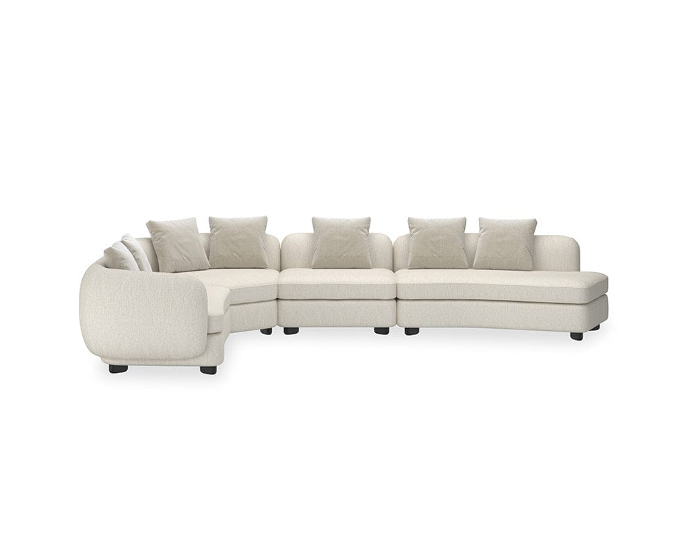 Caracole - Lumi  4Pc Sectional in Ivory - UPH-424-SEC2-A
