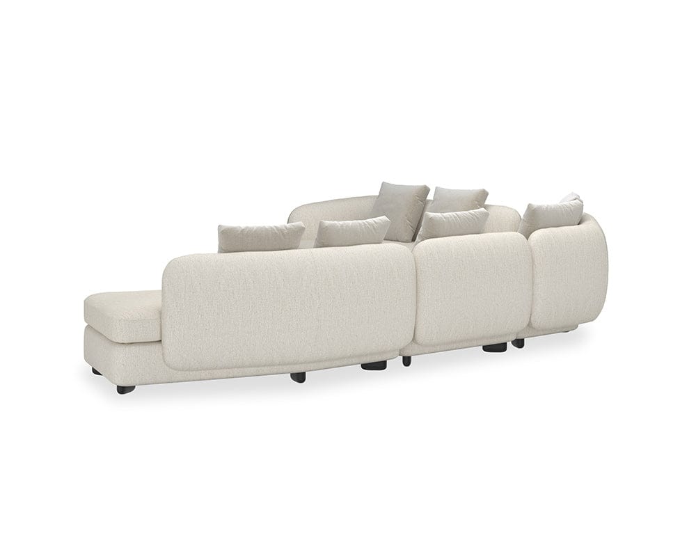 Caracole - Lumi  4Pc Sectional in Ivory - UPH-424-SEC2-A