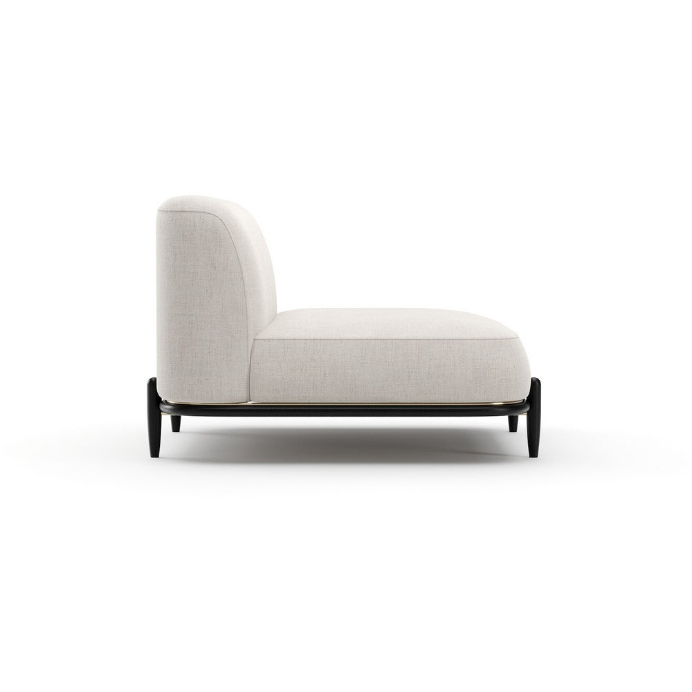 Caracole - Madera Armless Chair - Oatmeal - UPH-025-AC3-A view 3