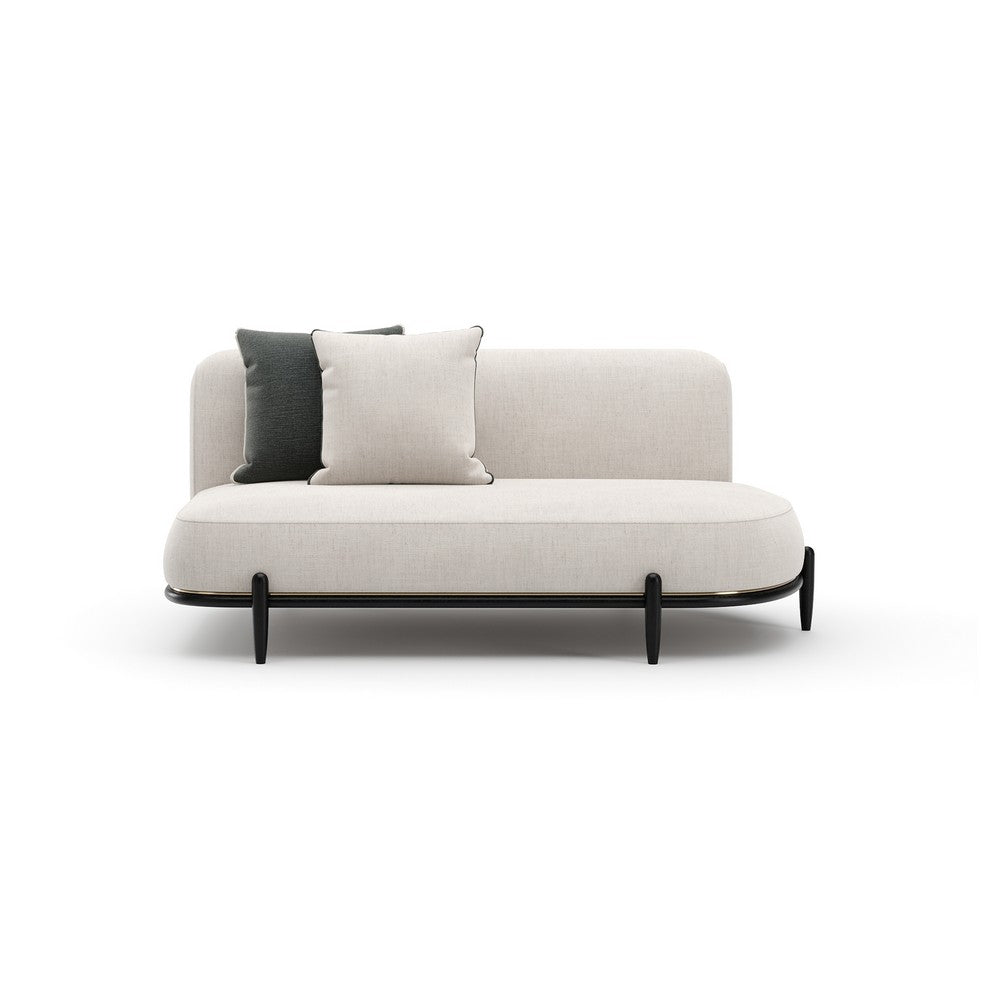 Caracole - Madera Armless Raf Bumper - Oatmeal - UPH-025-ARH3-A view 2