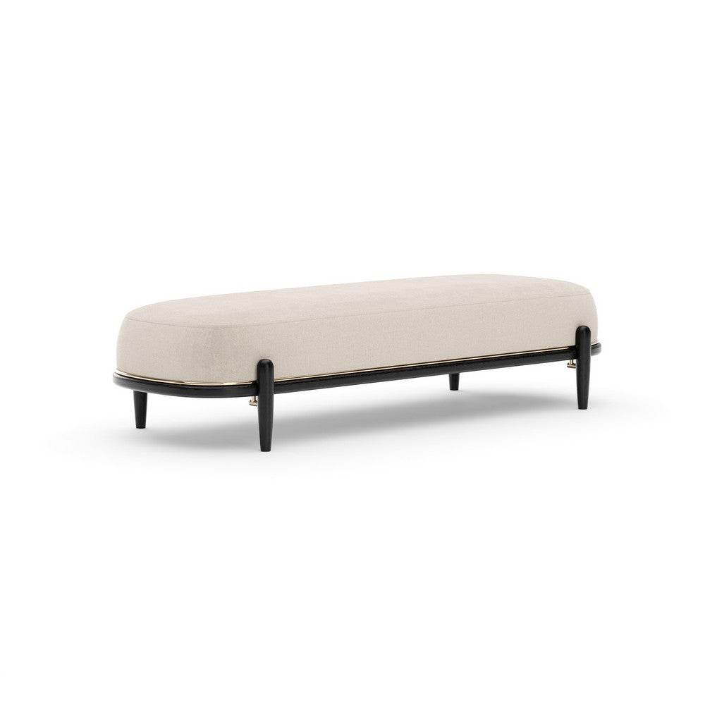 Caracole - Madera Bed Bench - Ecru - CLA-025-084 view 1