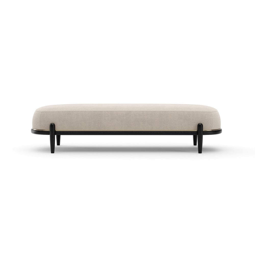 Caracole - Madera Bed Bench - Ecru - CLA-025-084 view 2