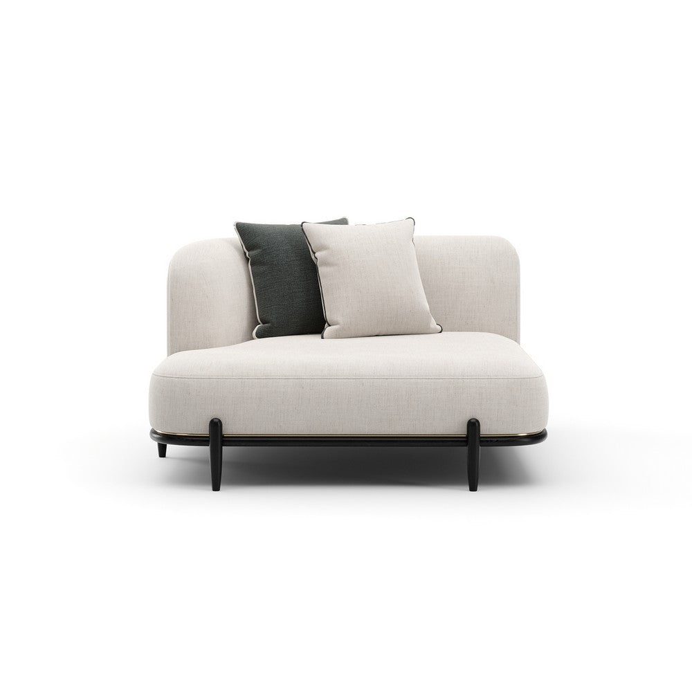 Caracole - Madera Laf Chaise - Oatmeal - UPH-025-LH3-A view 2