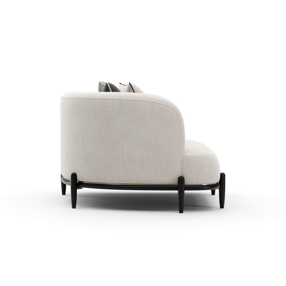 Caracole - Madera Laf Loveseat - Oatmeal - UPH-025-LL3-A view 3