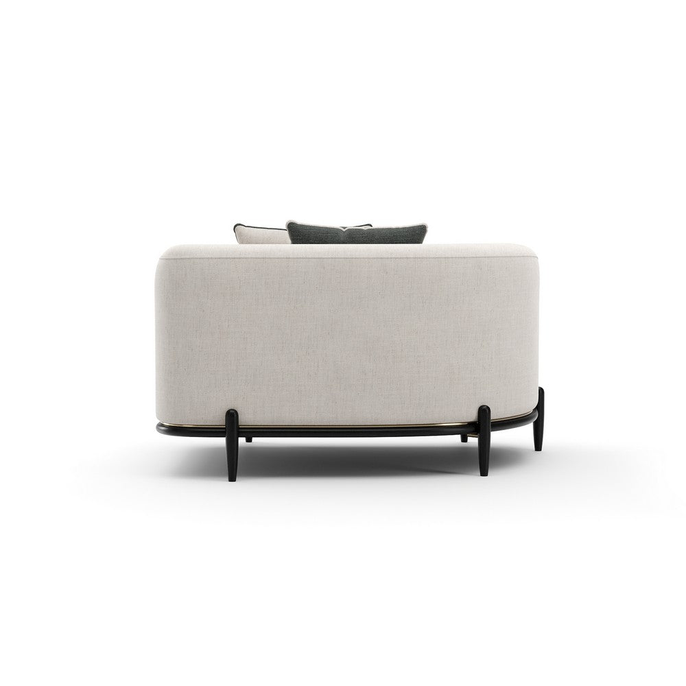 Caracole - Madera Laf Loveseat - Oatmeal - UPH-025-LL3-A view 4
