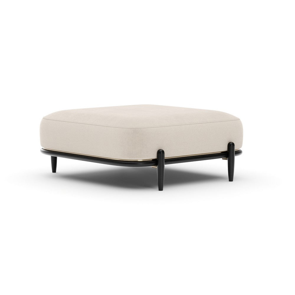 Caracole - Madera Ottoman - Oatmeal - UPH-025-043-A view 1