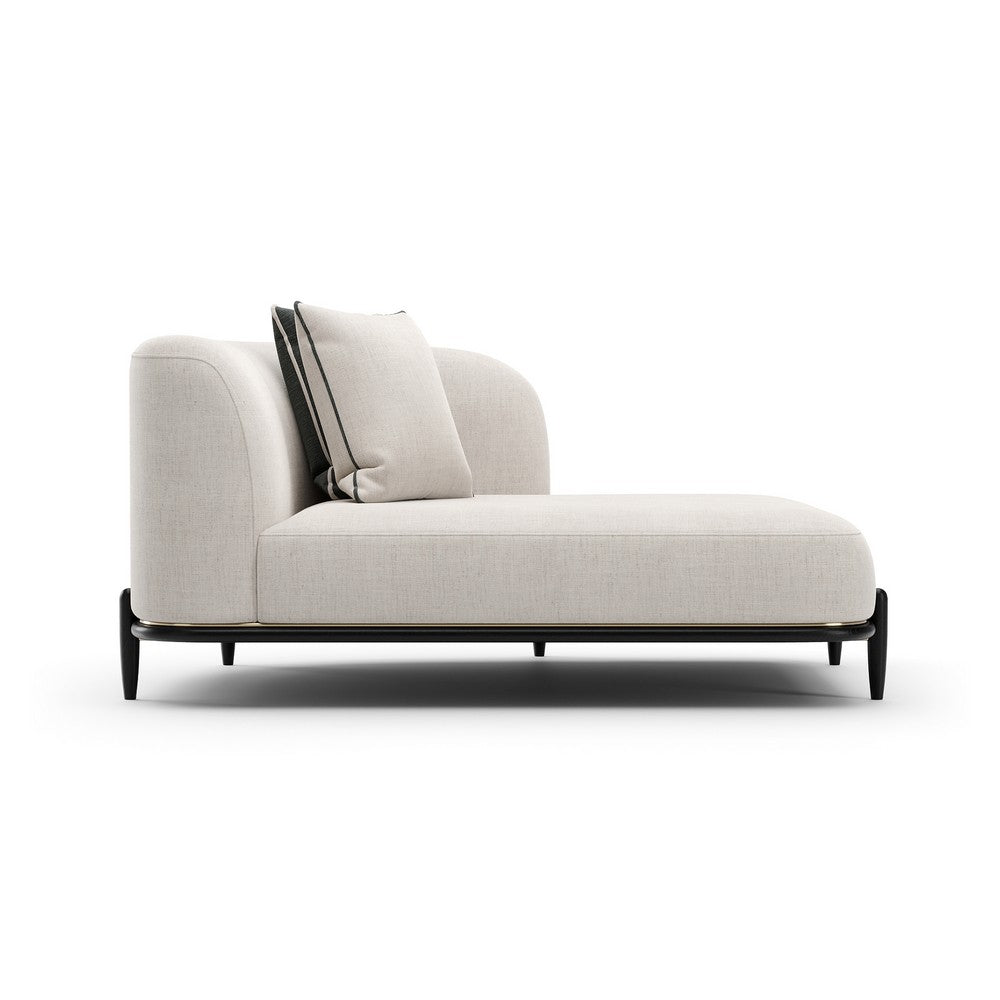Caracole - Madera Raf Chaise - Oatmeal - UPH-025-RH3-A view 3