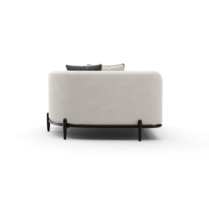 Caracole - Madera Raf Chaise - Oatmeal - UPH-025-RH3-A view 4