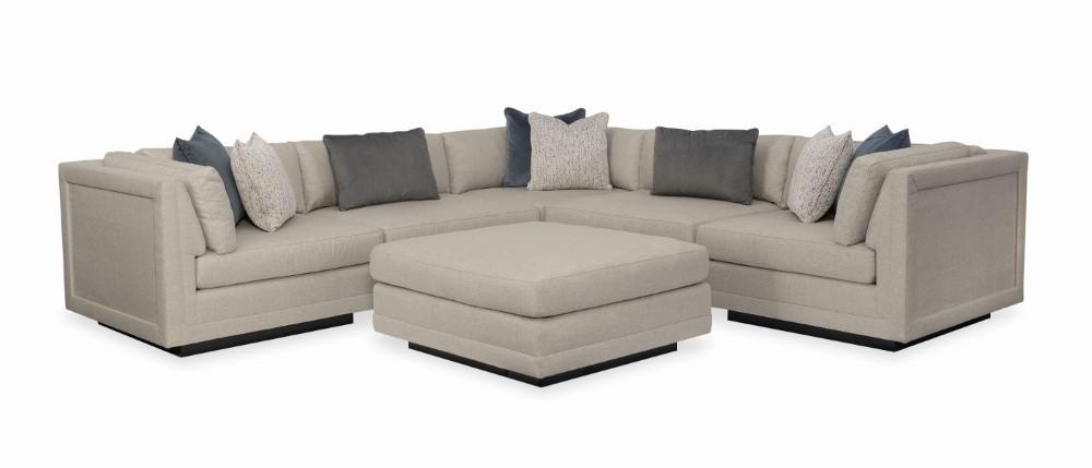 Caracole - Modern Fusion 6 Piece Sectional with Cocktail Ottoman - M050-017-SEC2-A veiw 1
