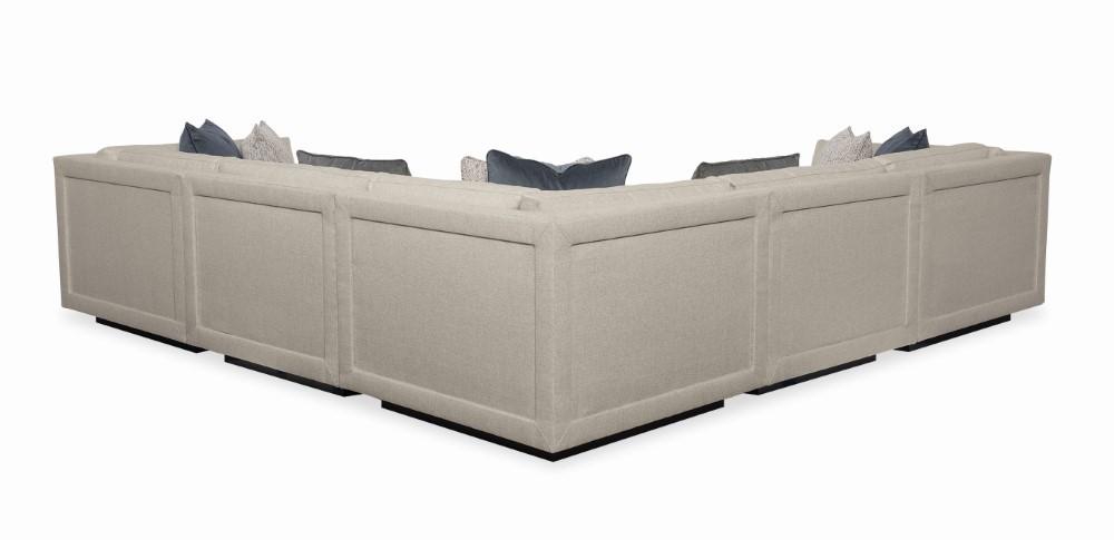 Caracole - Modern Fusion 6 Piece Sectional with Cocktail Ottoman - M050-017-SEC2-A veiw 2