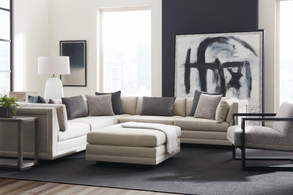 Caracole - Modern Fusion 6 Piece Sectional with Cocktail Ottoman - M050-017-SEC2-A veiw 4