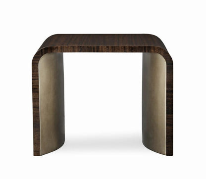 Caracole - Modern Streamline End Table with Pedestal Interiors - M021-417-414 veiw 2