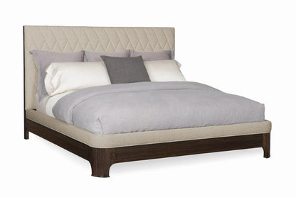 Caracole - Modern Streamline Upholstered Queen Bed - M023-417-101 veiw 1