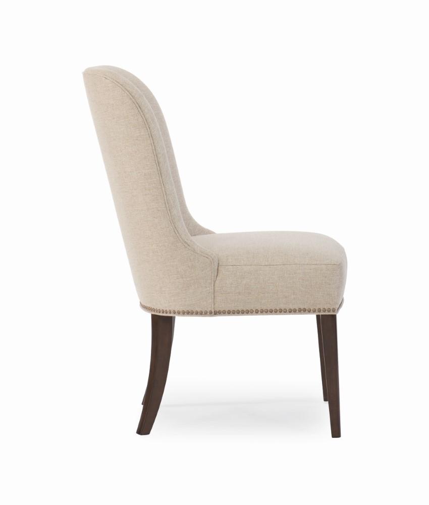 Caracole - Modern Streamline Upholstered Side Chair with Nails at the Base (Set of 2) - M022-417-281 veiw 3