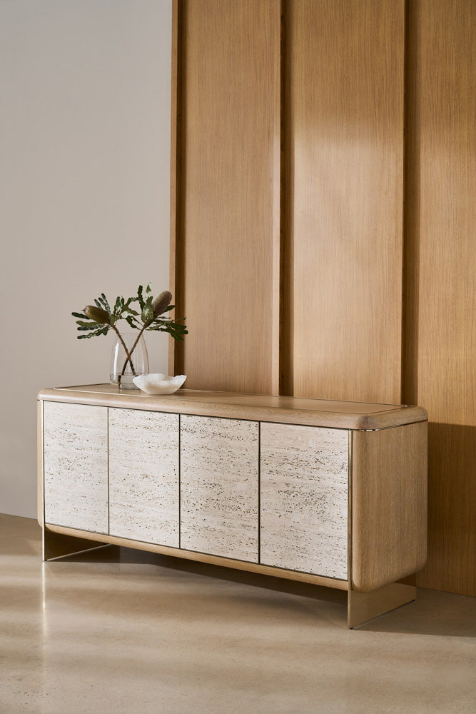 Caracole - Mojave Console in Sun Drenched Oak - CLA-024-532