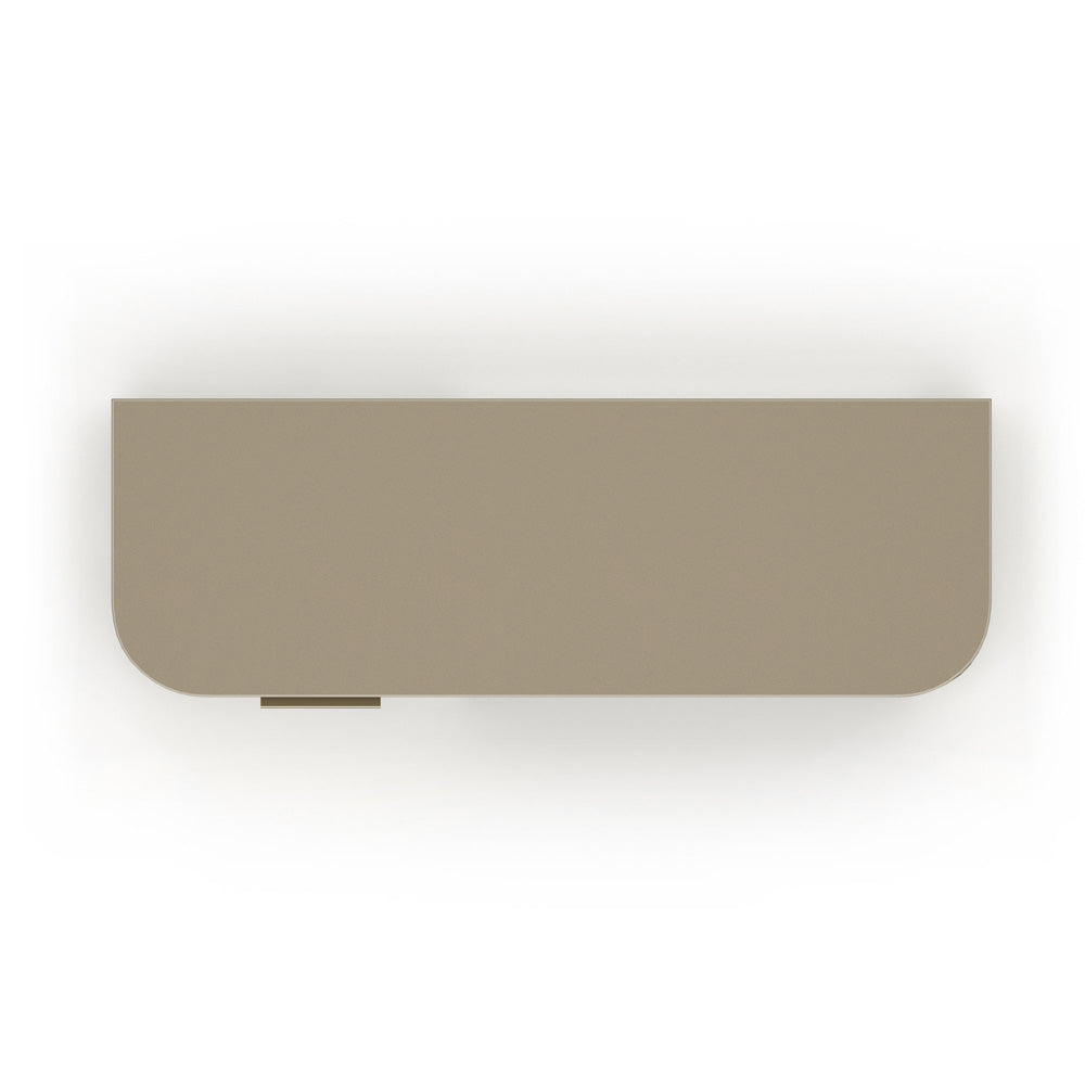 Caracole - Oblique Desk in Soft Silver Paint Gloss - CLA-024-451