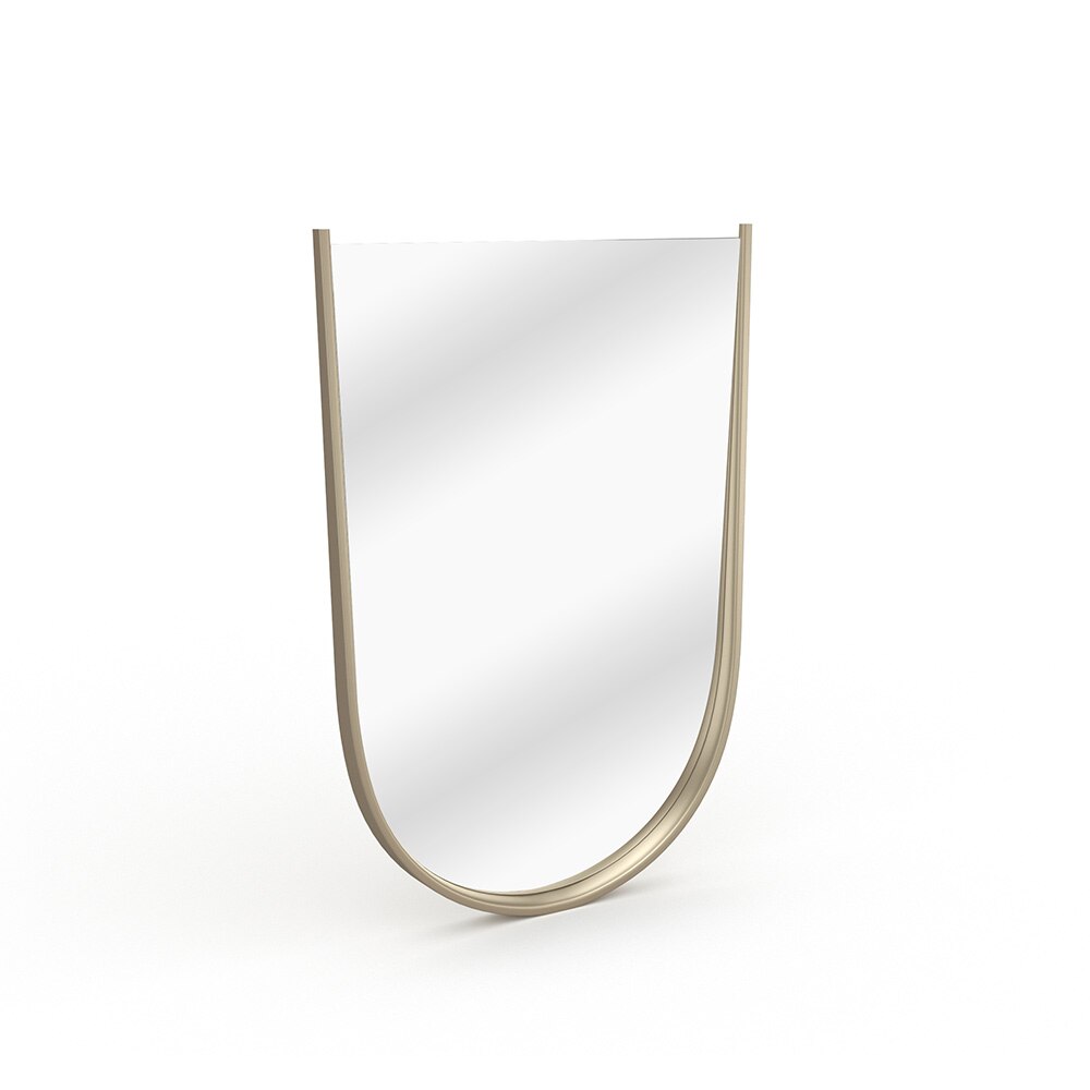 Caracole - Oblique Mirror in Soft Silver Paint Gloss - CLA-024-041 veiw 1