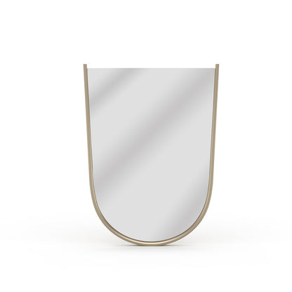 Caracole - Oblique Mirror in Soft Silver Paint Gloss - CLA-024-041