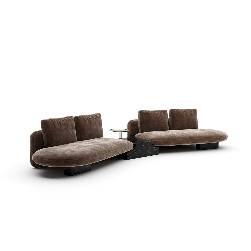 Caracole - Overlap 3Pc Bumper Sectional Dark Taupe - UPH-425V-SEC27-A view 1