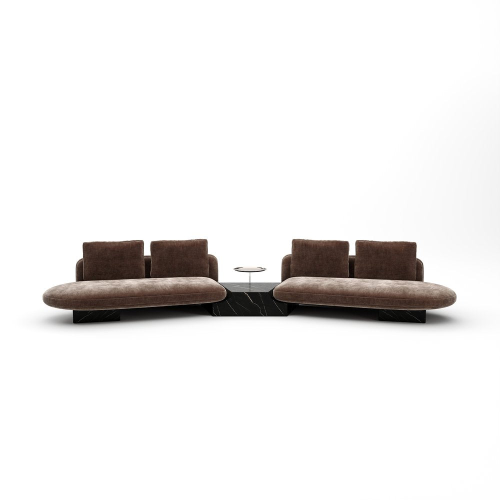 Caracole - Overlap 3Pc Bumper Sectional Dark Taupe - UPH-425V-SEC27-A view 2
