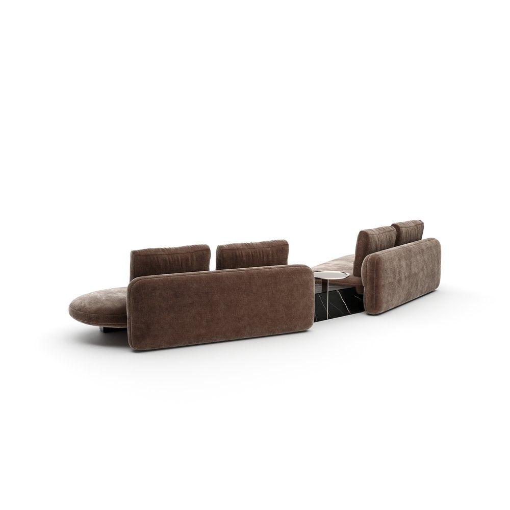 Caracole - Overlap 3Pc Bumper Sectional Dark Taupe - UPH-425V-SEC27-A view 4
