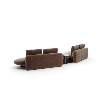 Caracole - Overlap 3Pc Bumper Sectional Dark Taupe - UPH-425V-SEC27-A view 4