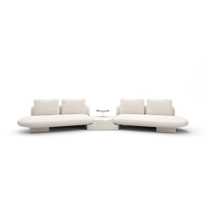 Caracole - Overlap 3Pc Bumper Sectional Ecru - UPH-425V-SEC27-B view 2