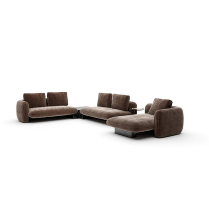 Caracole - Overlap 5Pc Left Sectional Dark Taupe - UPH-425V-SEC30-A view 1