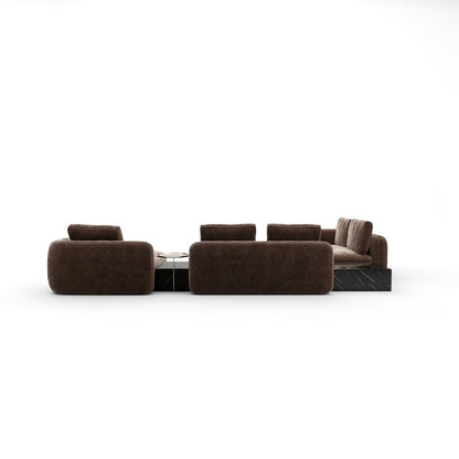 Caracole - Overlap 5Pc Left Sectional Dark Taupe - UPH-425V-SEC30-A view 4