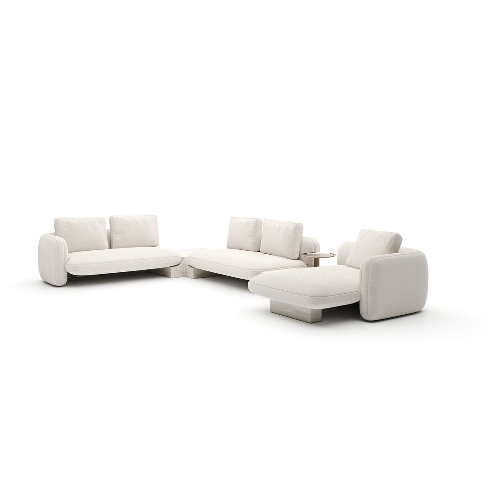 Caracole - Overlap 5Pc Left Sectional Ecru - UPH-425V-SEC30-B view 1
