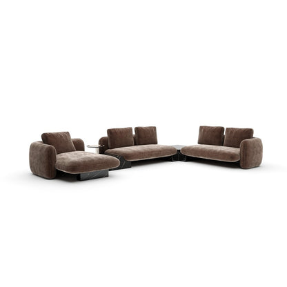 Caracole - Overlap 5Pc Right Sectional Dark Taupe - UPH-425V-SEC31-A view 1