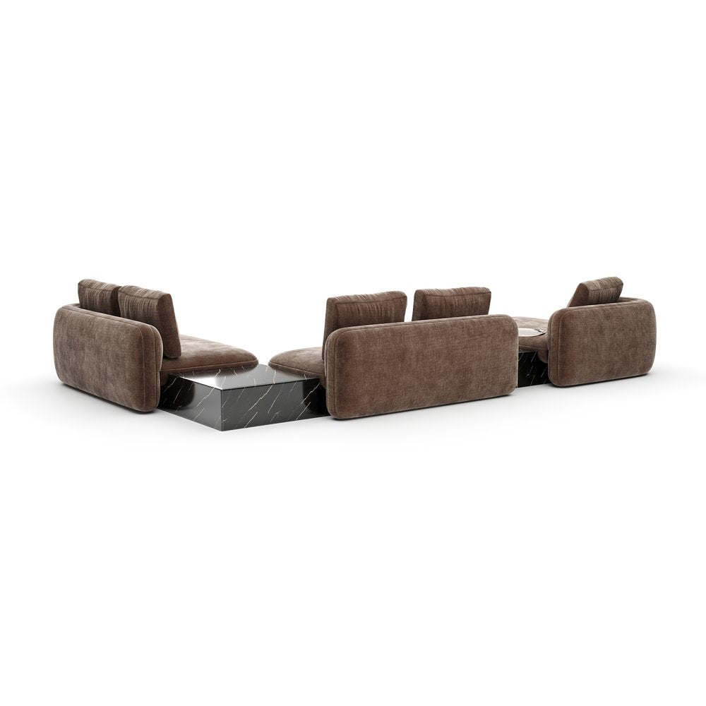 Caracole - Overlap 5Pc Right Sectional Dark Taupe - UPH-425V-SEC31-A view 4