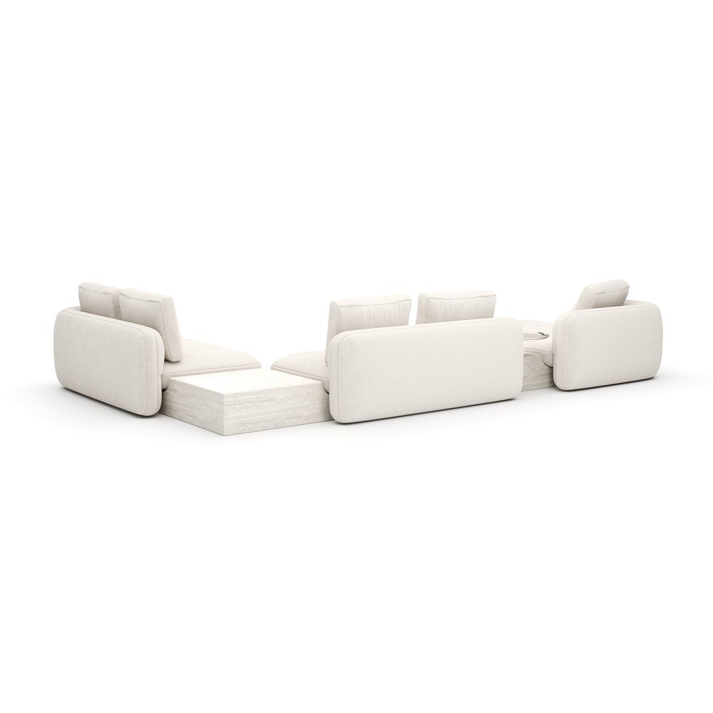 Caracole - Overlap 5Pc Right Sectional Ecru - UPH-425V-SEC31-B view 4