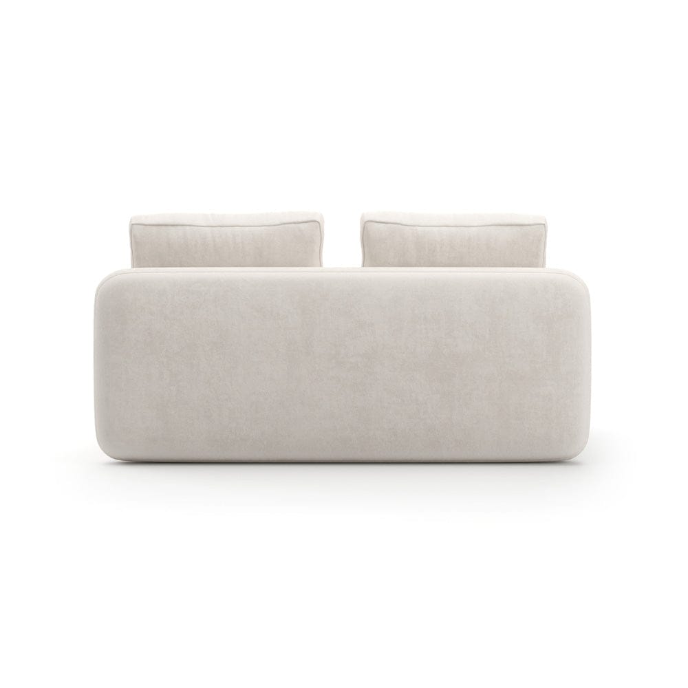 Caracole - Overlap Armless Loveseat Ecru - UPH-425V-AL5-B view 4