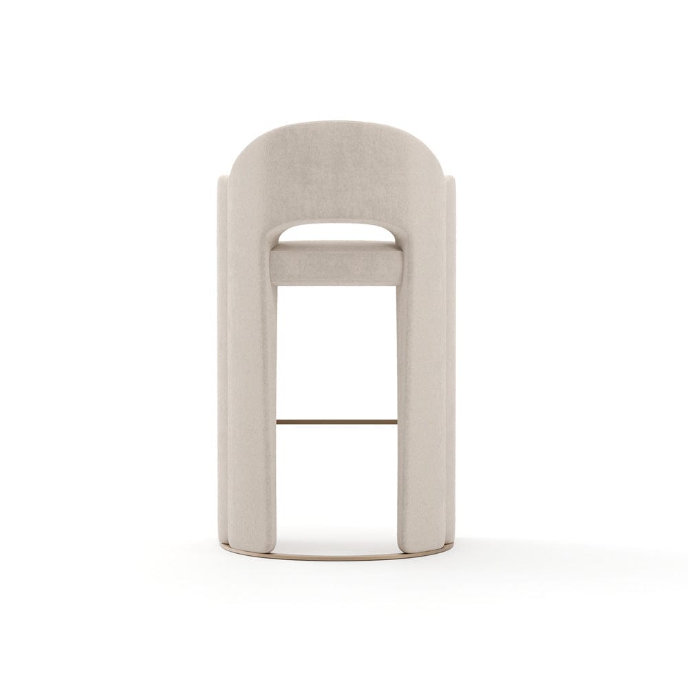 Caracole - Overlap Bar Stool Ivory - CLA-425V-301 view 4
