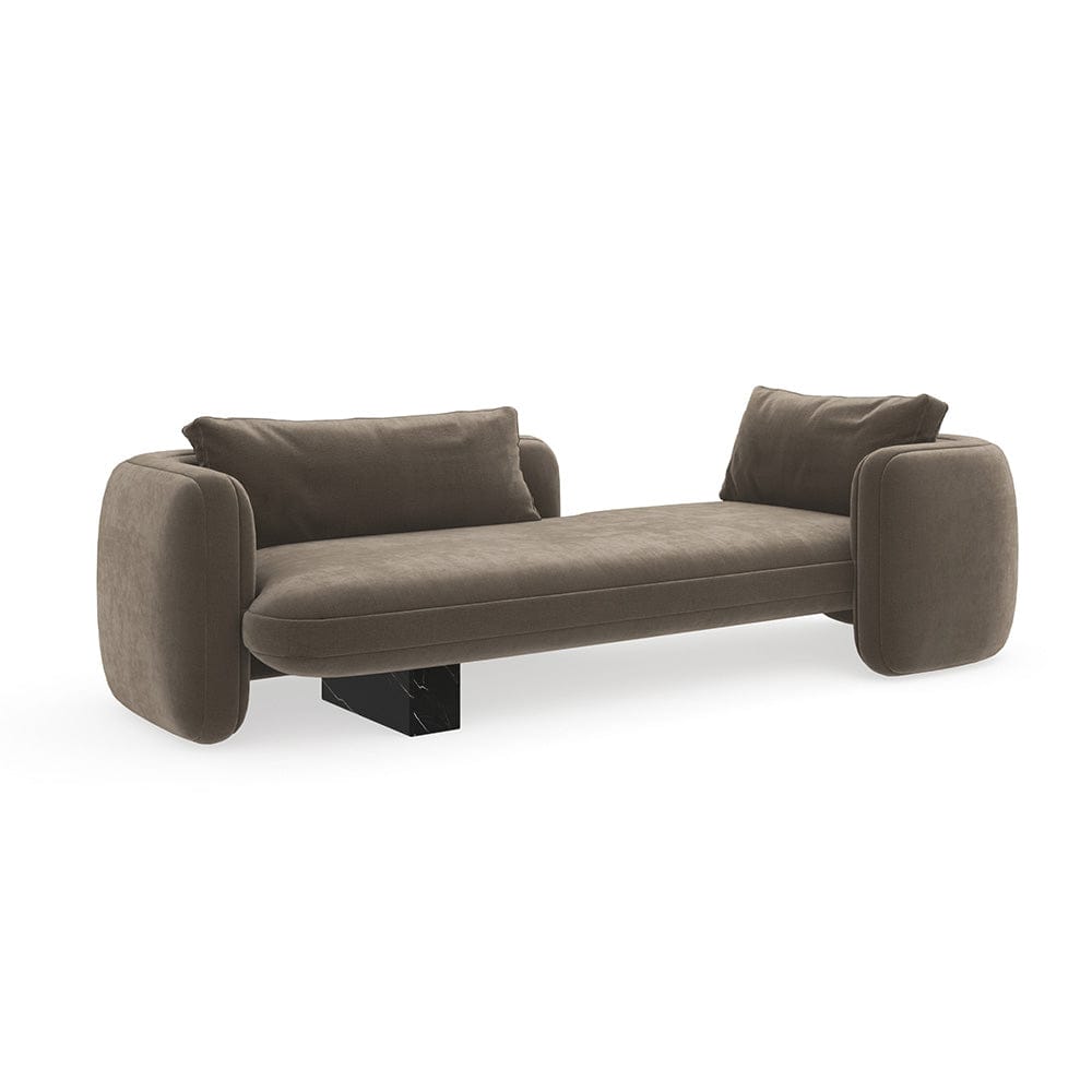 Caracole - Overlap Bedroom Chaise Dark Taupe - UPH-425V-072-A view 1