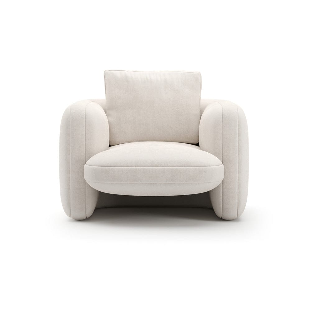 Caracole - Overlap Chair Ecru - UPH-425V-032-B view 2